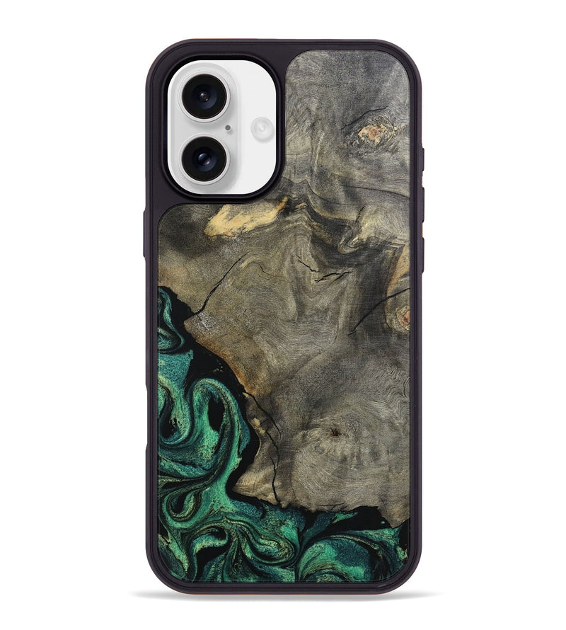 iPhone 16 Plus Wood Phone Case - Santos (Green, 798954)