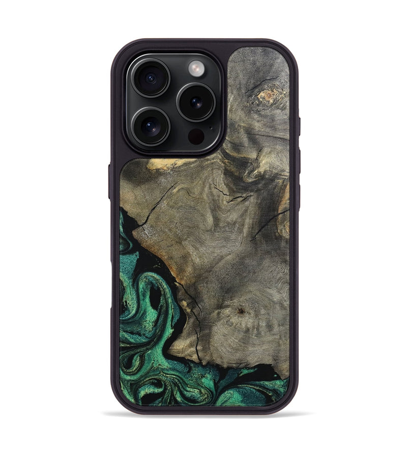 iPhone 16 Pro Wood Phone Case - Santos (Green, 798954)