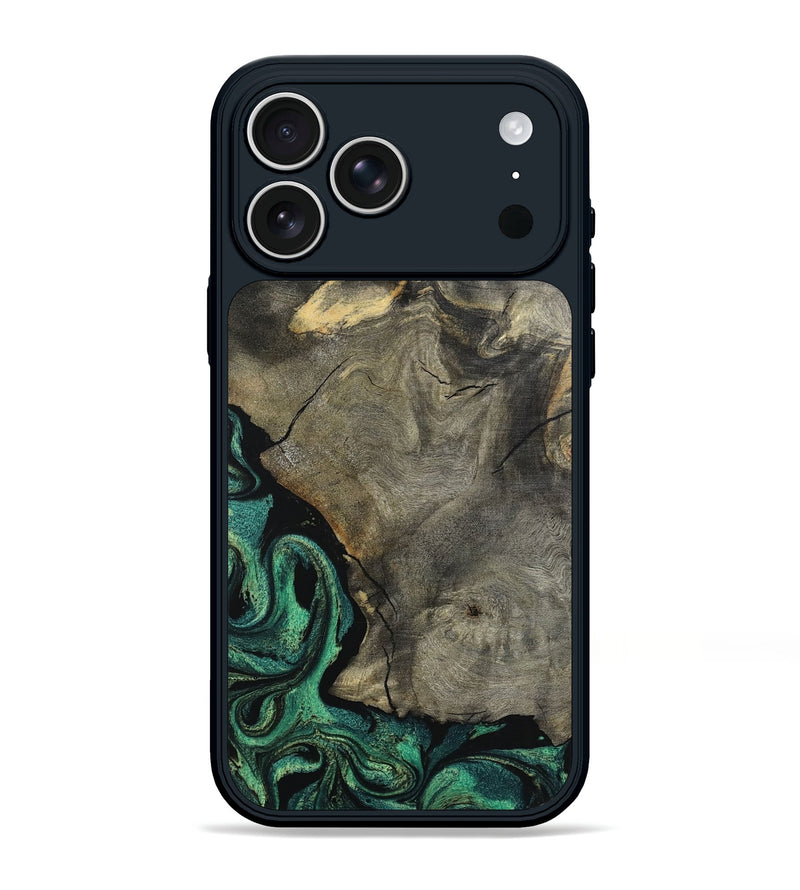 iPhone 17 Pro Max Wood Phone Case - Santos (Green, 798954)