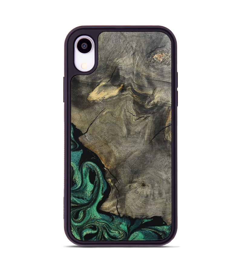 iPhone Xr Wood Phone Case - Santos (Green, 798954)