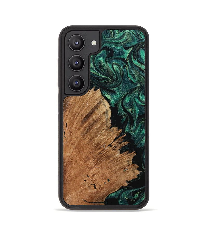 Galaxy S23 Wood Phone Case - Floy (Green, 798955)