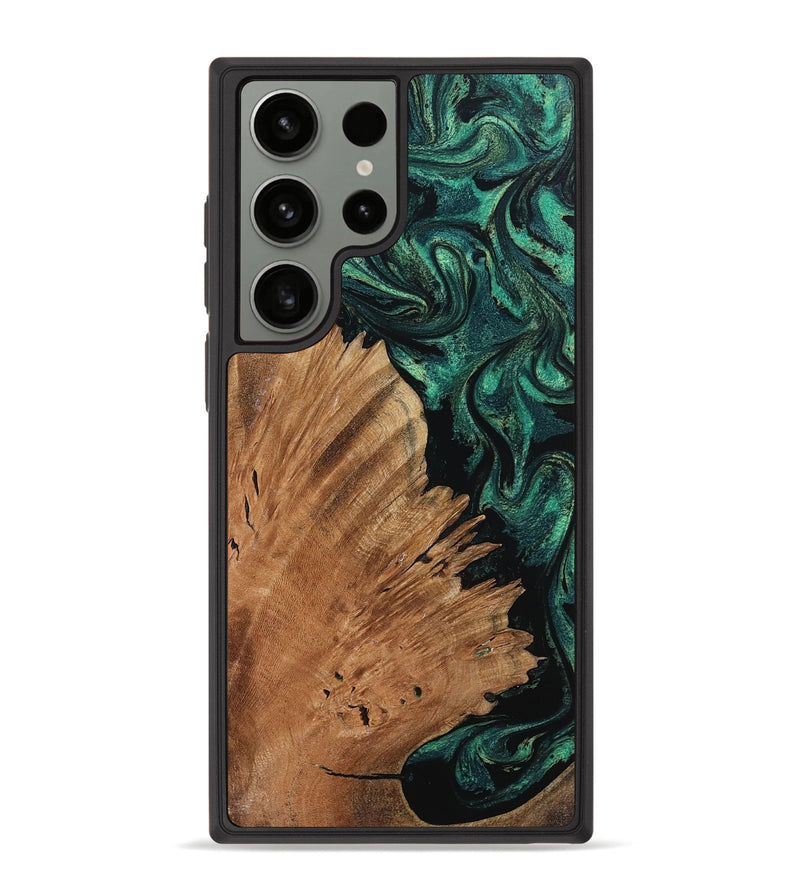 Galaxy S23 Ultra Wood Phone Case - Floy (Green, 798955)