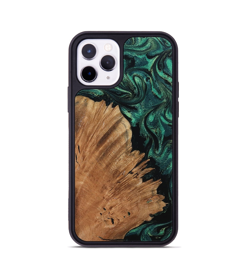 iPhone 11 Pro Wood Phone Case - Floy (Green, 798955)