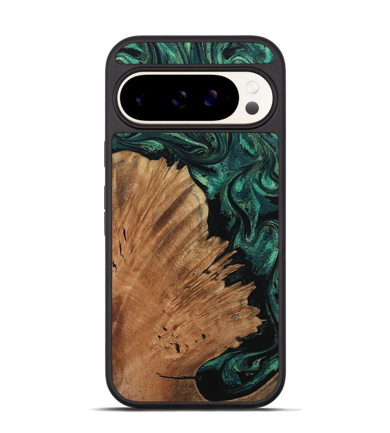 Pixel 9 Pro Wood Phone Case - Floy (Green, 798955)