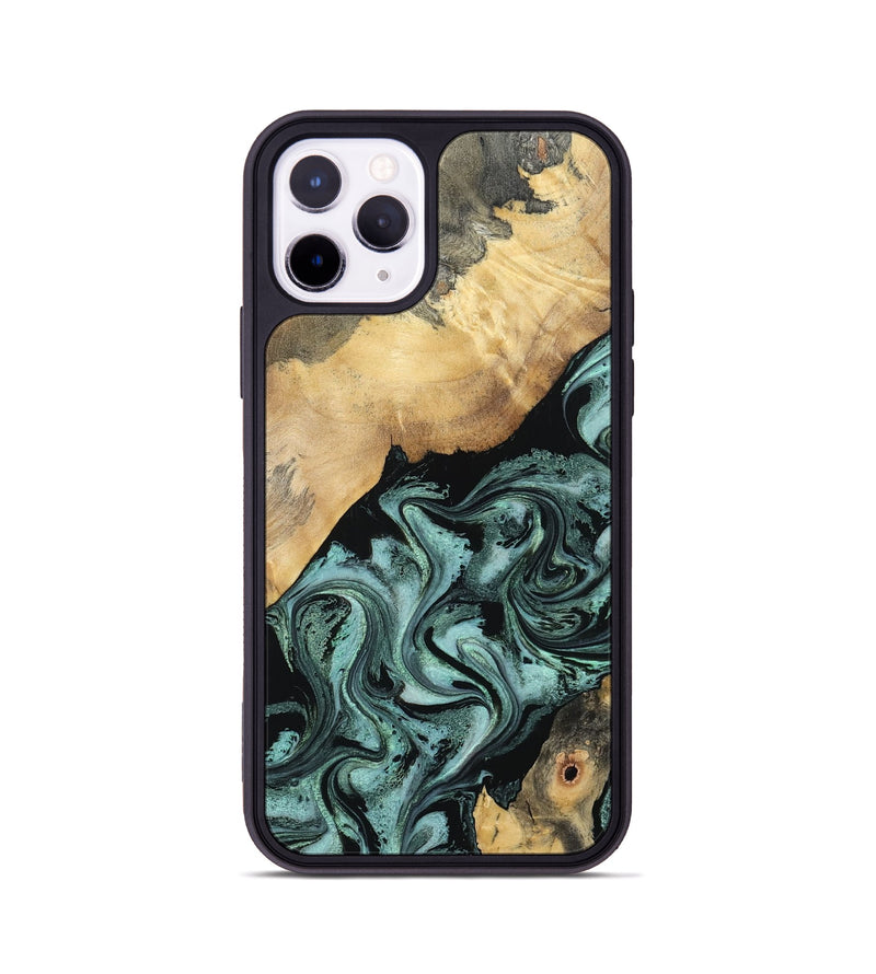 iPhone 11 Pro Wood Phone Case - Gregory (Green, 798957)