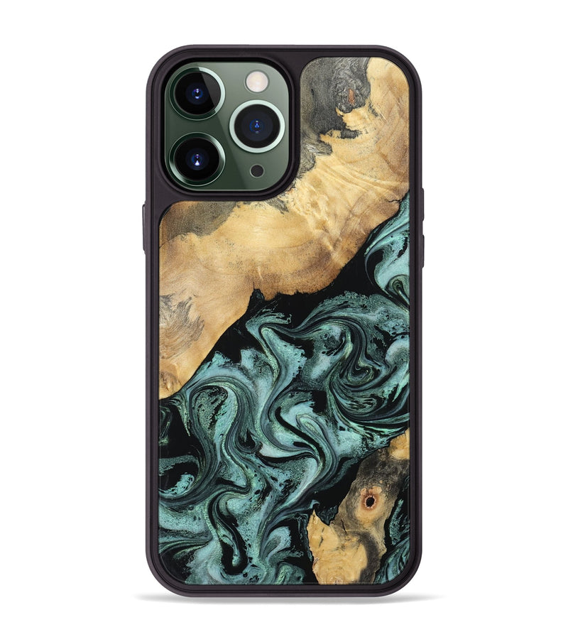 iPhone 13 Pro Max Wood Phone Case - Gregory (Green, 798957)