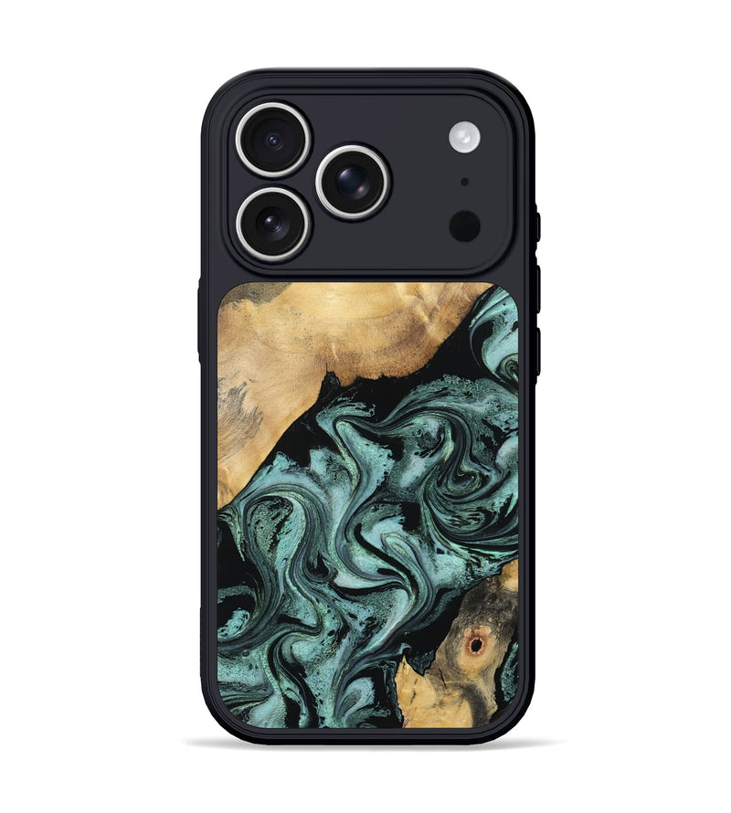 iPhone 17 Pro Wood Phone Case - Gregory (Green, 798957)