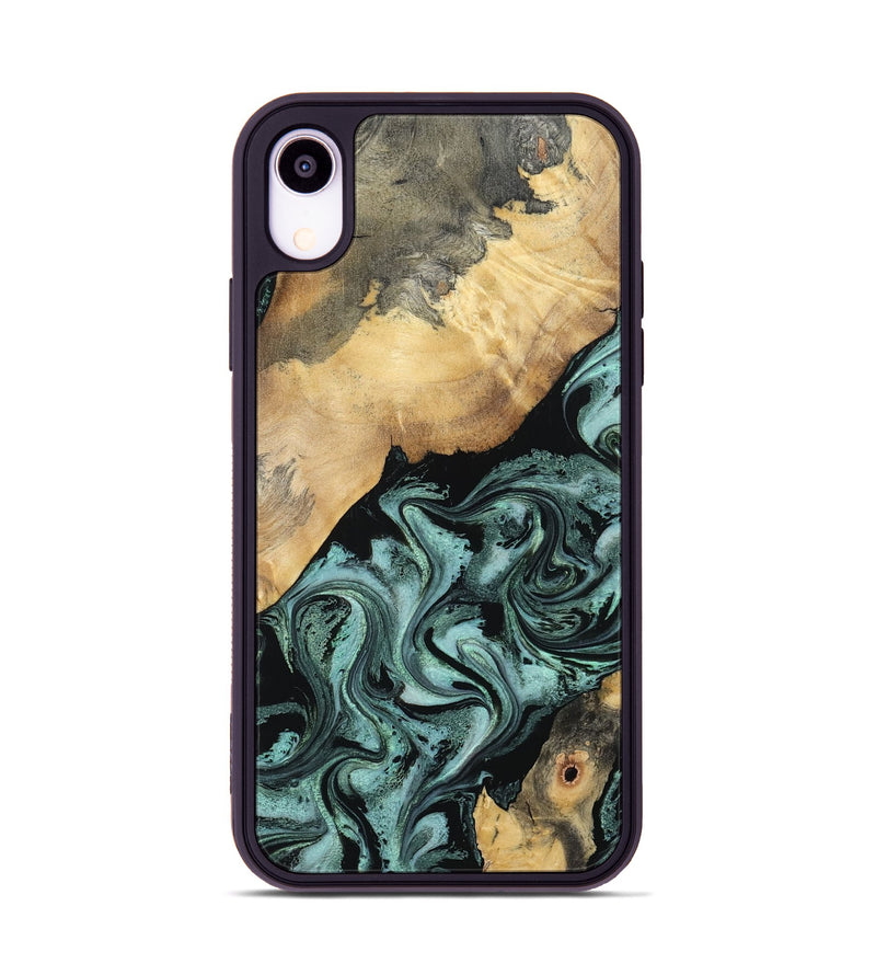 iPhone Xr Wood Phone Case - Gregory (Green, 798957)