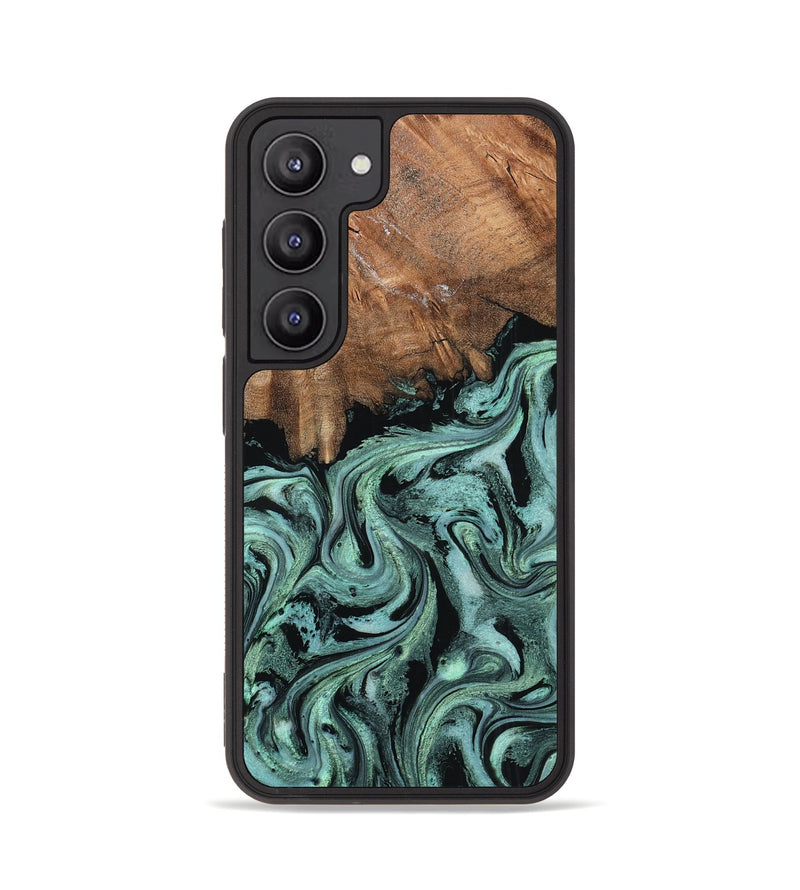 Galaxy S23 Wood Phone Case - Maryjo (Green, 798958)