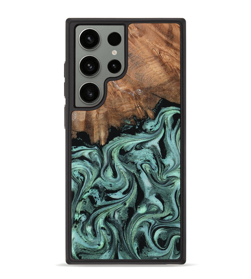 Galaxy S23 Ultra Wood Phone Case - Maryjo (Green, 798958)