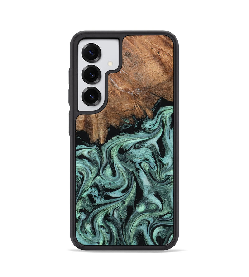 Galaxy S25 Wood Phone Case - Maryjo (Green, 798958)