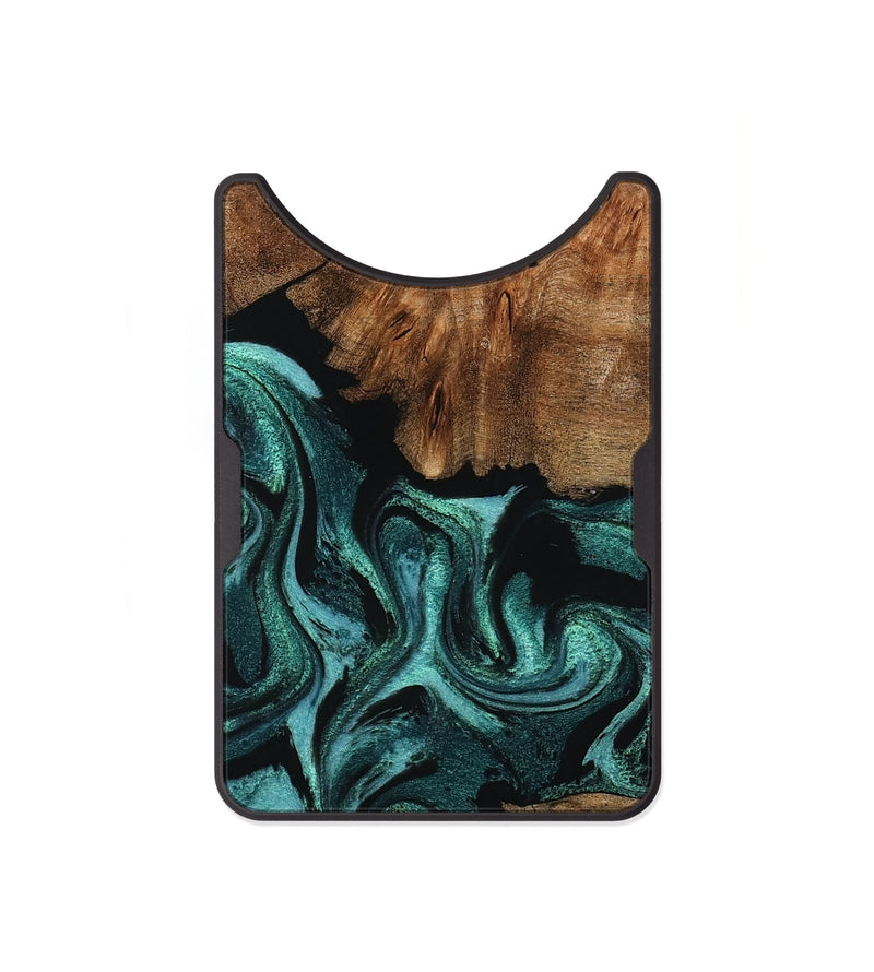 Alloy Wood Wallet - Keri (Green, 798962)