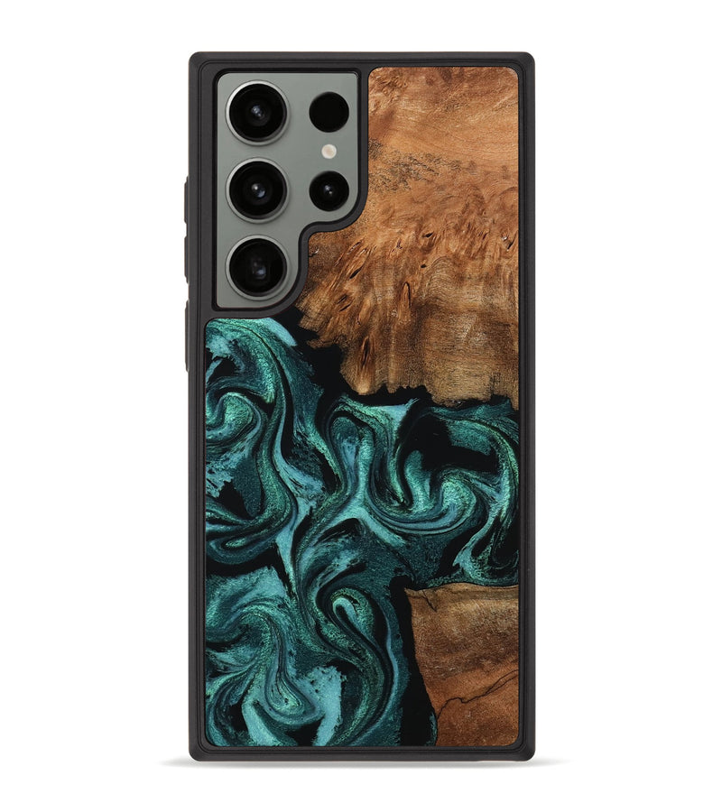 Galaxy S23 Ultra Wood Phone Case - Keri (Green, 798962)