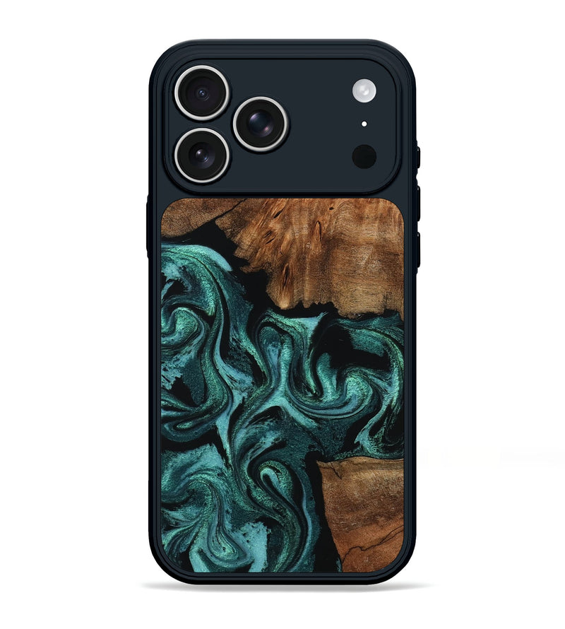 iPhone 17 Pro Max Wood Phone Case - Keri (Green, 798962)