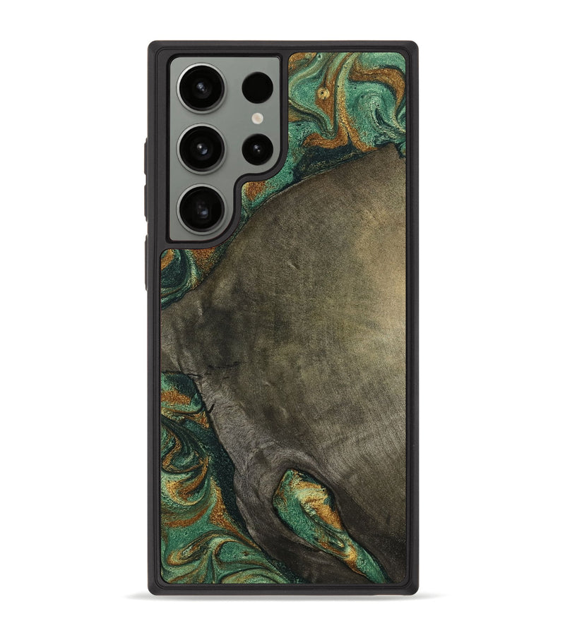 Galaxy S23 Ultra Wood Phone Case - Kaisen (Green, 798964)