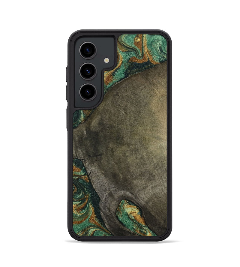 Galaxy S24 Wood Phone Case - Kaisen (Green, 798964)