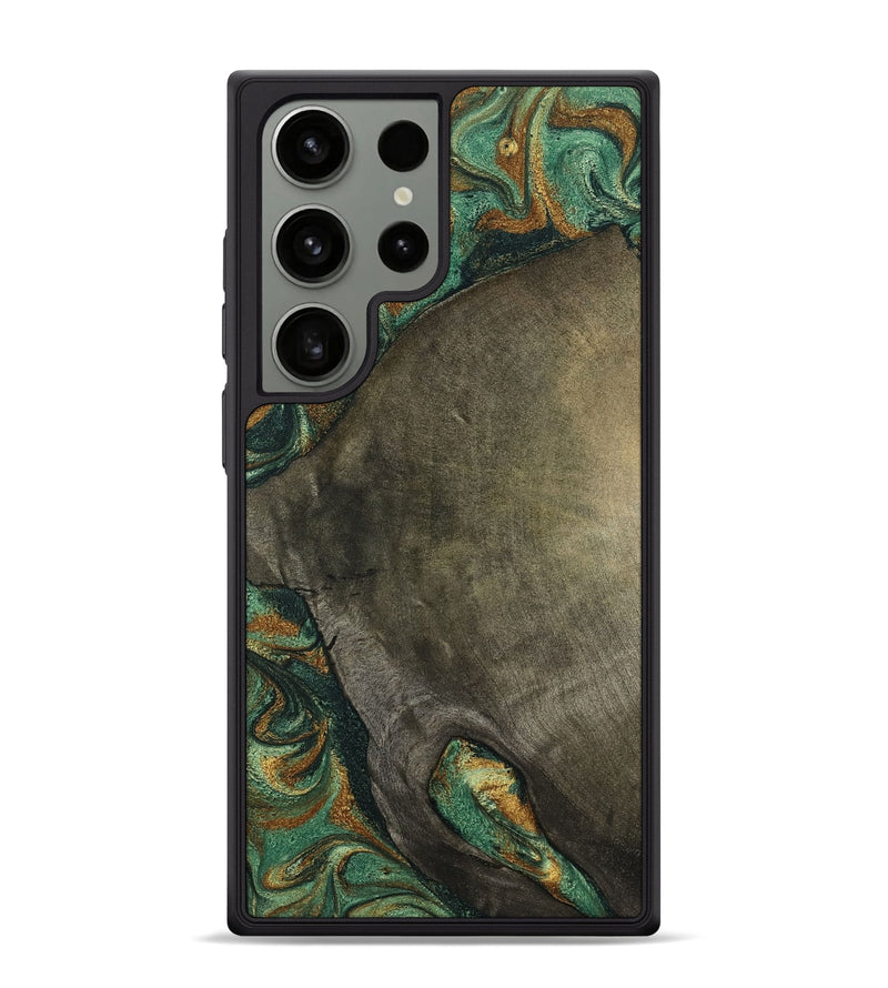 Galaxy S24 Ultra Wood Phone Case - Kaisen (Green, 798964)