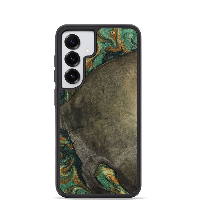 Galaxy S25 Wood Phone Case - Kaisen (Green, 798964)