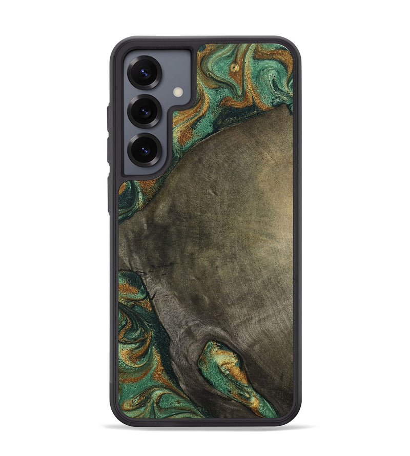 Galaxy S25 Plus Wood Phone Case - Kaisen (Green, 798964)