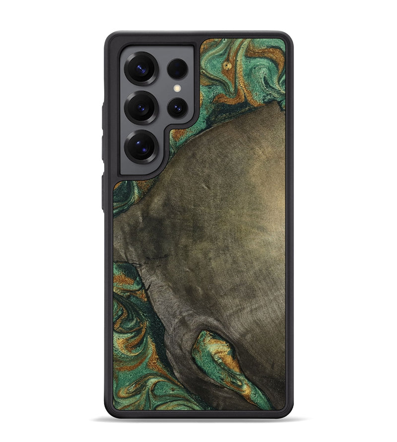 Galaxy S25 Ultra Wood Phone Case - Kaisen (Green, 798964)