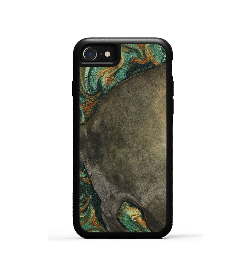 iPhone SE Wood Phone Case - Kaisen (Green, 798964)