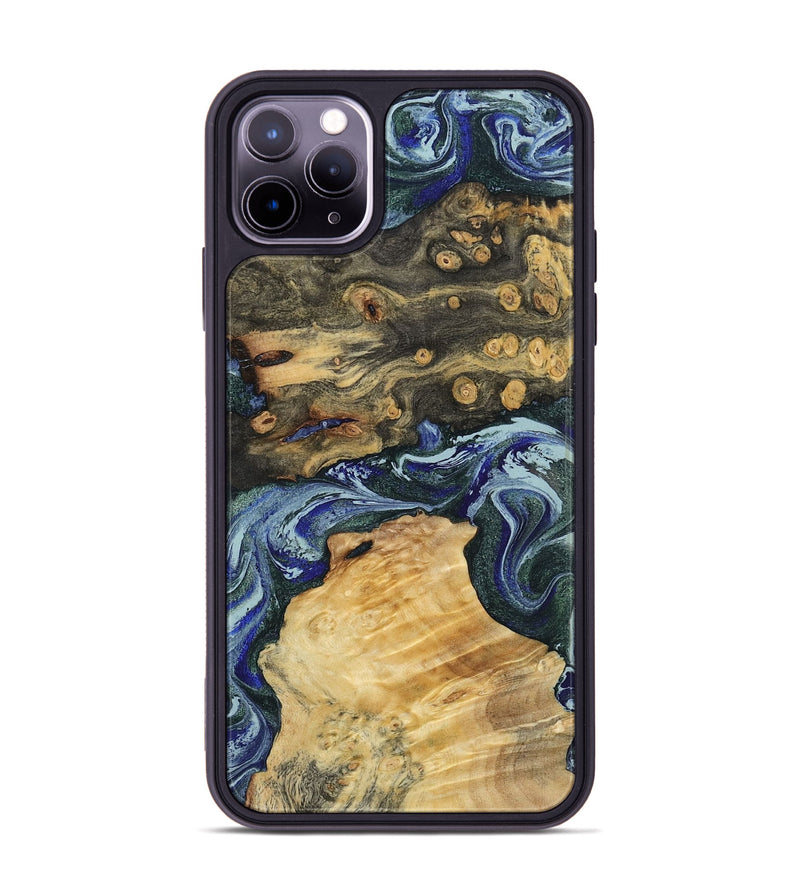iPhone 11 Pro Max Wood Phone Case - Hobart (Green, 798965)