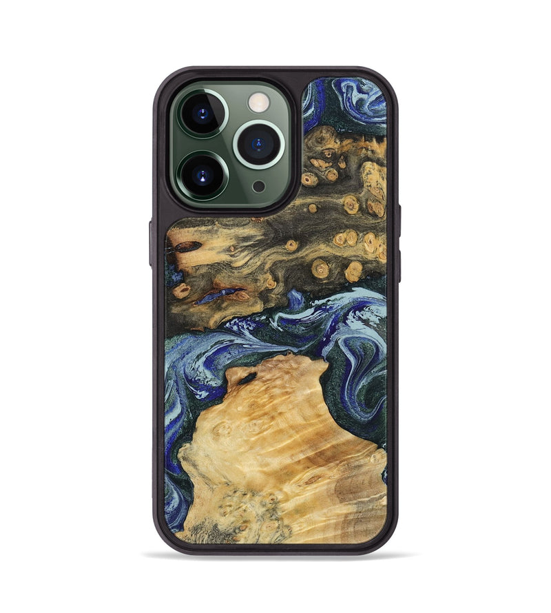 iPhone 13 Pro Wood Phone Case - Hobart (Green, 798965)