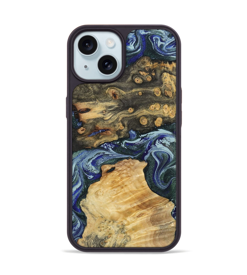 iPhone 15 Wood Phone Case - Hobart (Green, 798965)