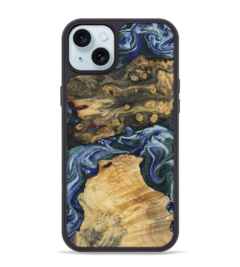 iPhone 15 Plus Wood Phone Case - Hobart (Green, 798965)