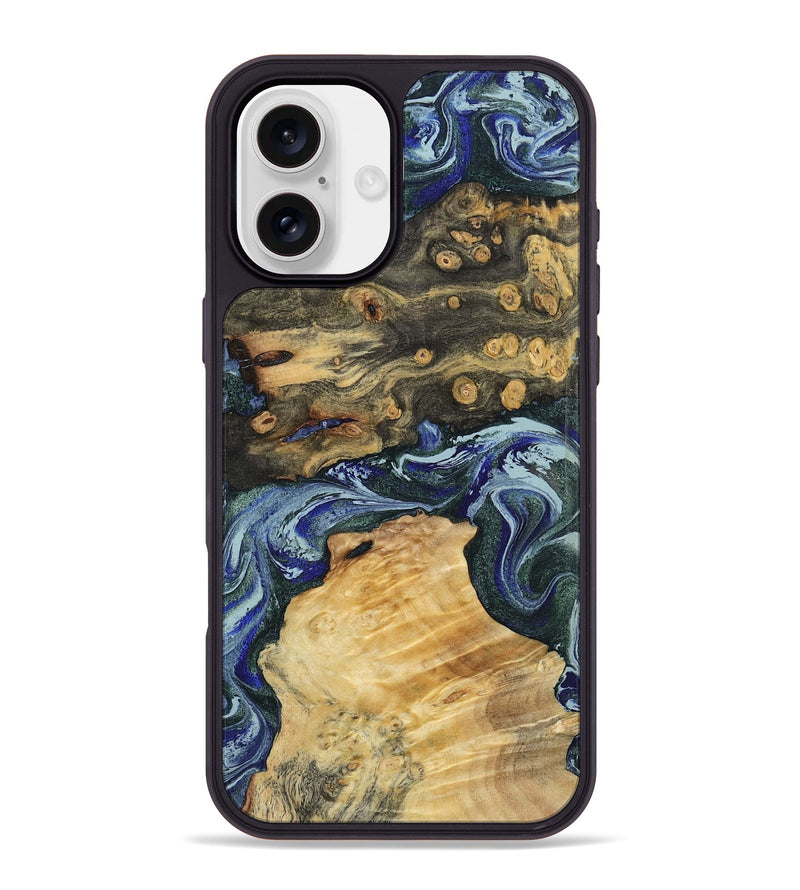 iPhone 16 Plus Wood Phone Case - Hobart (Green, 798965)