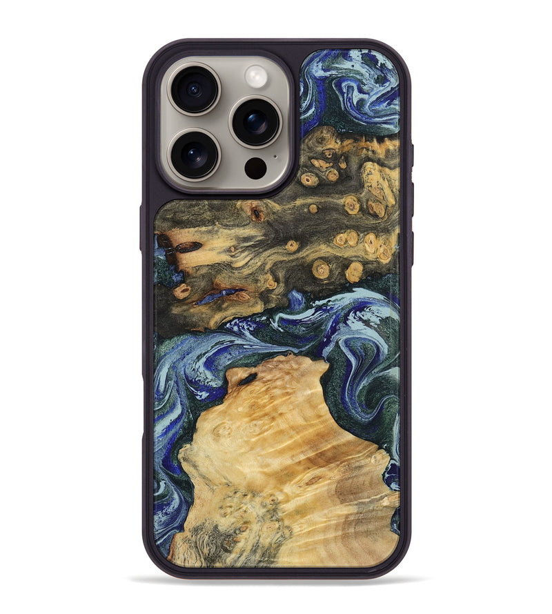 iPhone 16 Pro Max Wood Phone Case - Hobart (Green, 798965)
