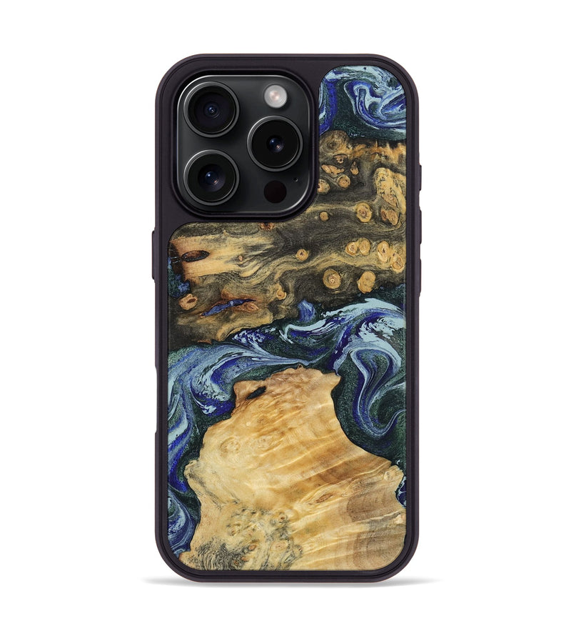 iPhone 16 Pro Wood Phone Case - Hobart (Green, 798965)
