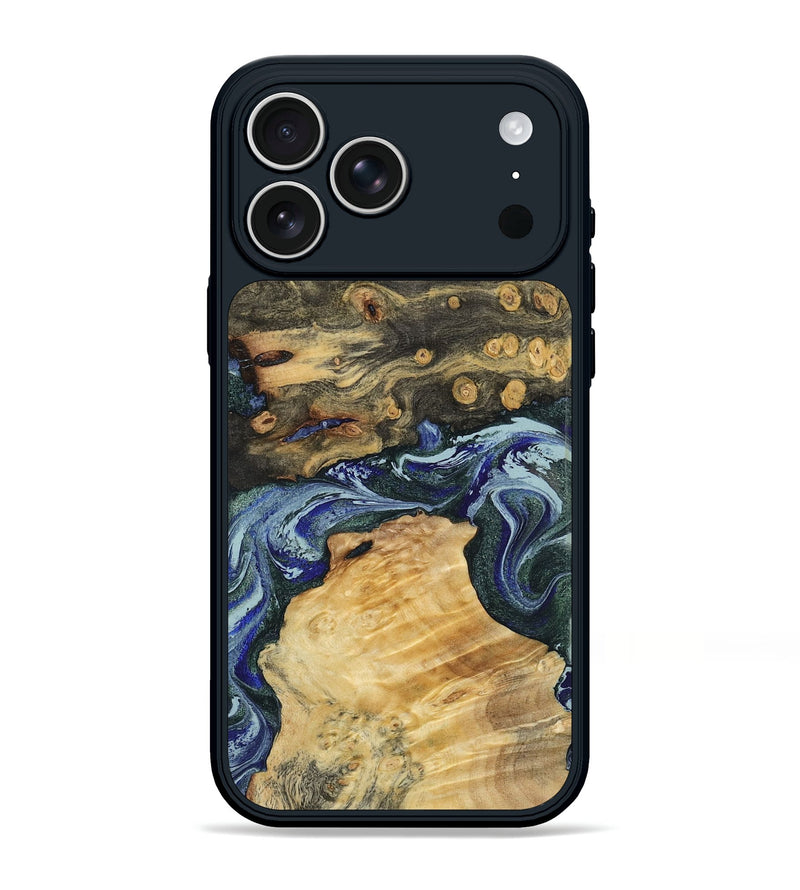 iPhone 17 Pro Max Wood Phone Case - Hobart (Green, 798965)