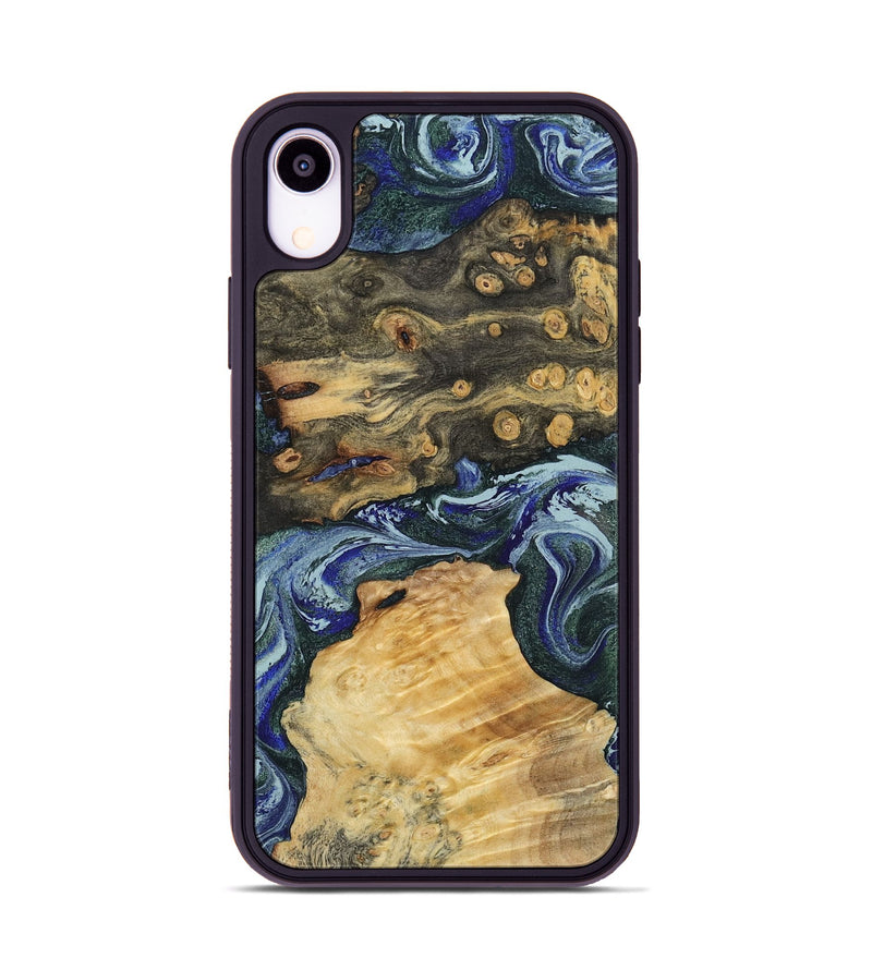 iPhone Xr Wood Phone Case - Hobart (Green, 798965)