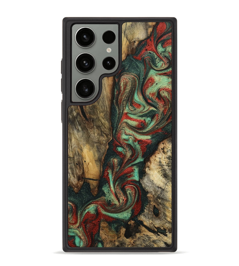 Galaxy S23 Ultra Wood Phone Case - Nico (Green, 798966)