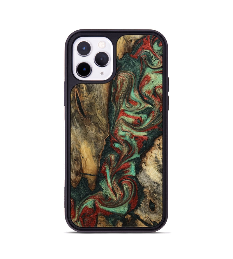 iPhone 11 Pro Wood Phone Case - Nico (Green, 798966)