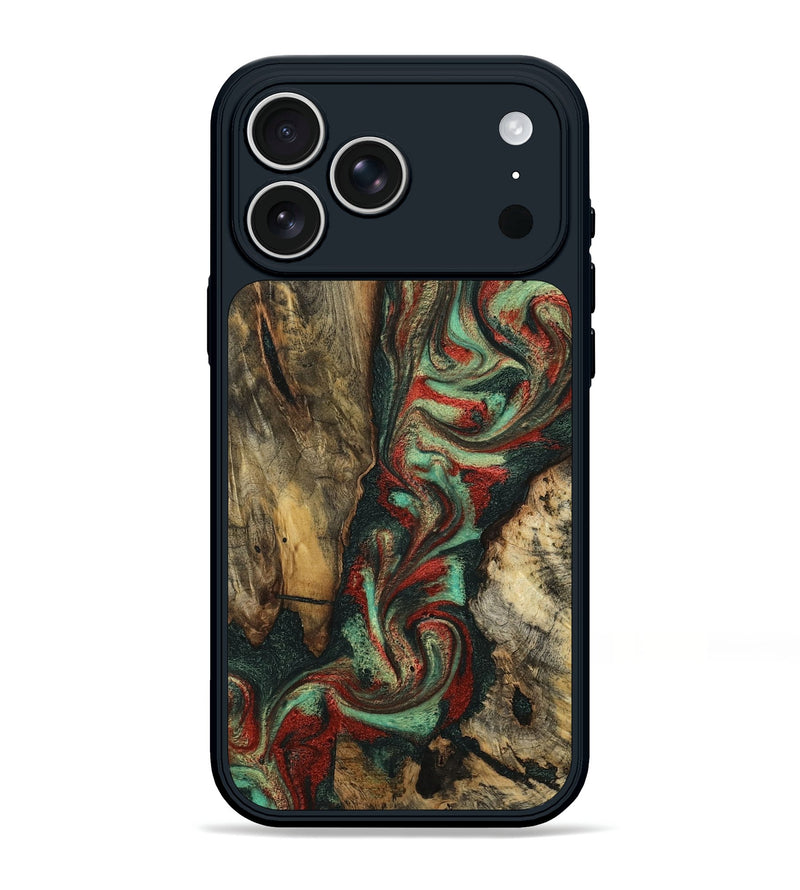 iPhone 17 Pro Max Wood Phone Case - Nico (Green, 798966)