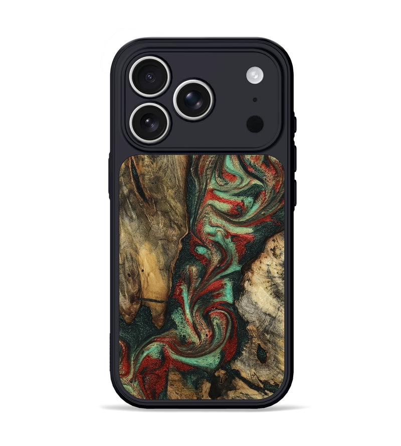 iPhone 17 Pro Wood Phone Case - Nico (Green, 798966)