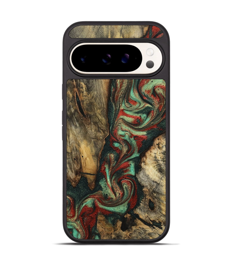 Pixel 9 Wood Phone Case - Nico (Green, 798966)