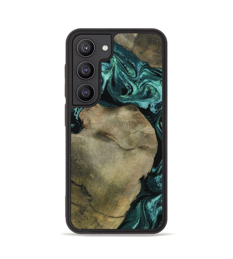 Galaxy S23 Wood Phone Case - Lionel (Green, 798967)
