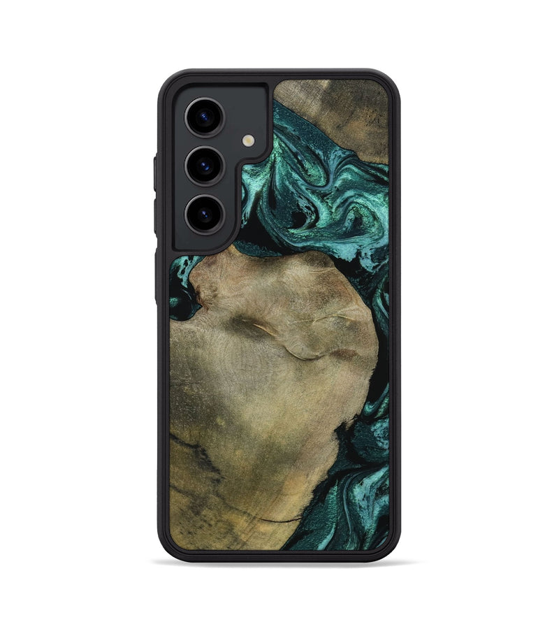 Galaxy S24 Wood Phone Case - Lionel (Green, 798967)