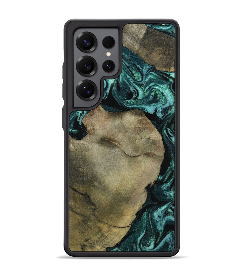 Galaxy S25 Ultra Wood Phone Case - Lionel (Green, 798967)