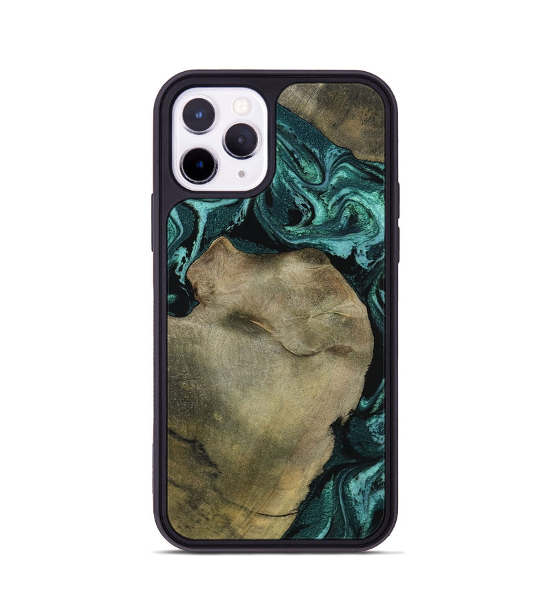 iPhone 11 Pro Wood Phone Case - Lionel (Green, 798967)