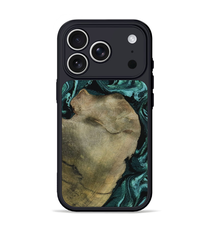 iPhone 17 Pro Wood Phone Case - Lionel (Green, 798967)