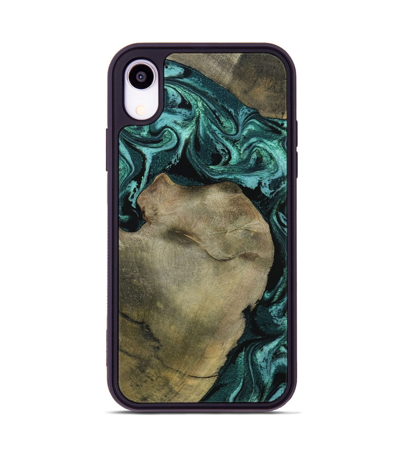 iPhone Xr Wood Phone Case - Lionel (Green, 798967)