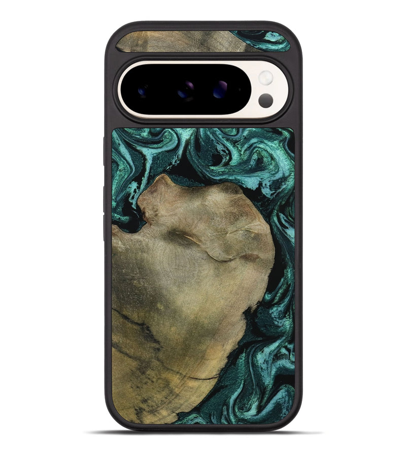 Pixel 10 Pro XL Wood Phone Case - Lionel (Green, 798967)
