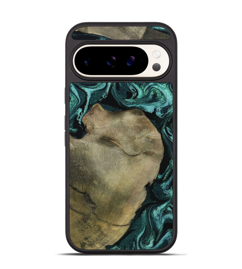 Pixel 9 Pro Wood Phone Case - Lionel (Green, 798967)