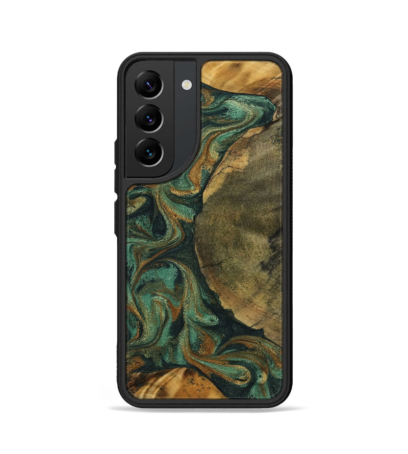 Galaxy S22 Wood Phone Case - Adonis (Green, 798968)