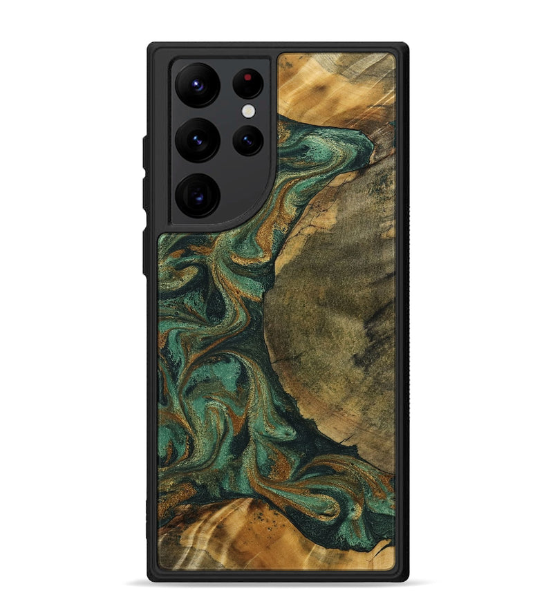 Galaxy S22 Ultra Wood Phone Case - Adonis (Green, 798968)