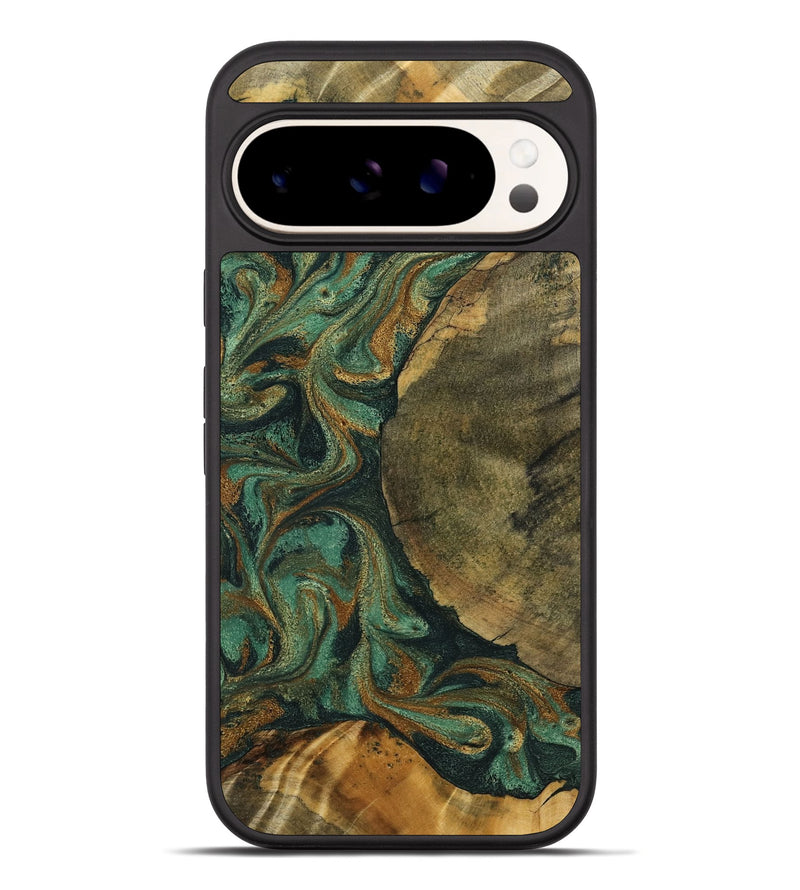 Pixel 10 Pro XL Wood Phone Case - Adonis (Green, 798968)